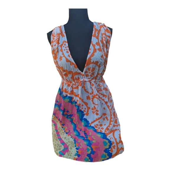 Tibi Silk Dress Beach Cover up Vacation Cruise Dress in Sz Small - Picture 13 of 16